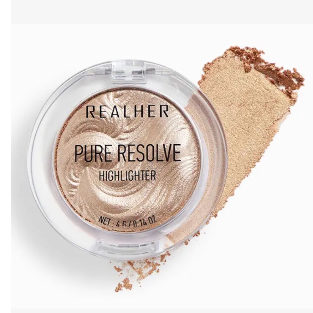 RealHer pure resolve highlighter, champagne, 4g / 0.14 oz. - Picture 1 of 2